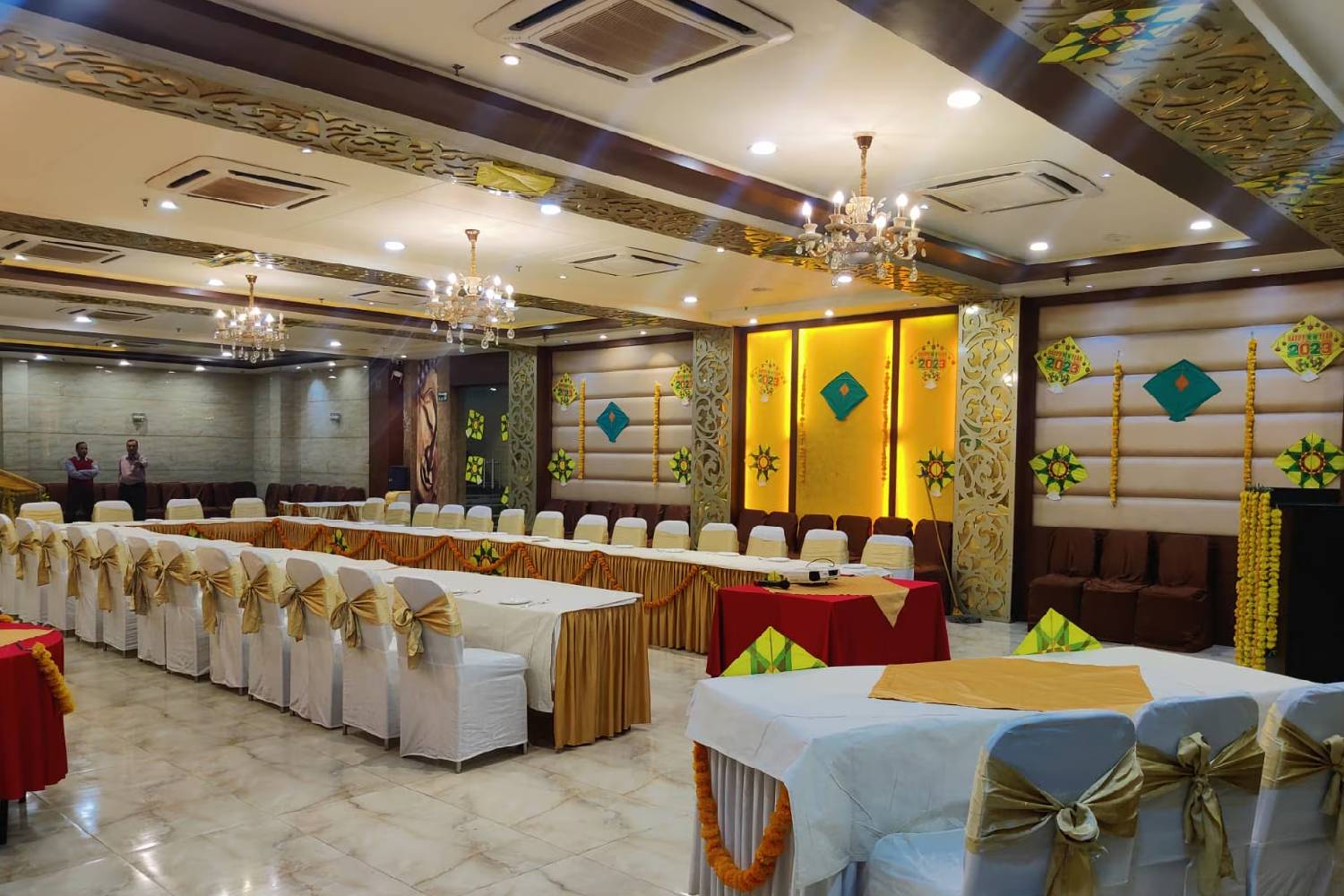Conference Hall Meeting Setup
